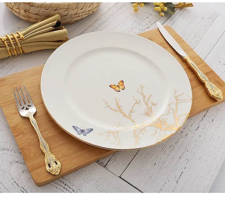 5-Piece Retro Stainless Cutlery Set