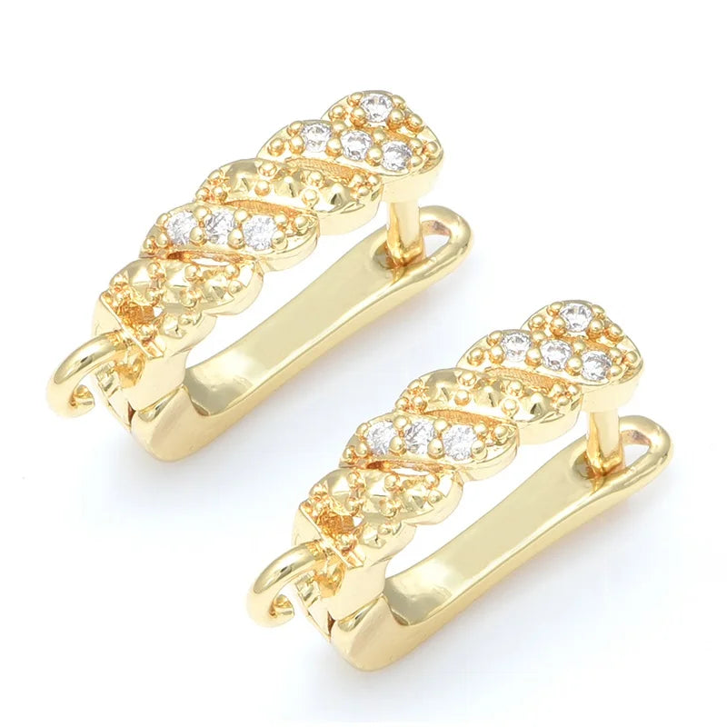 Handmade Earring Hooks – Dangle Accessories for DIY Jewelry Making & Fashion Earrings
