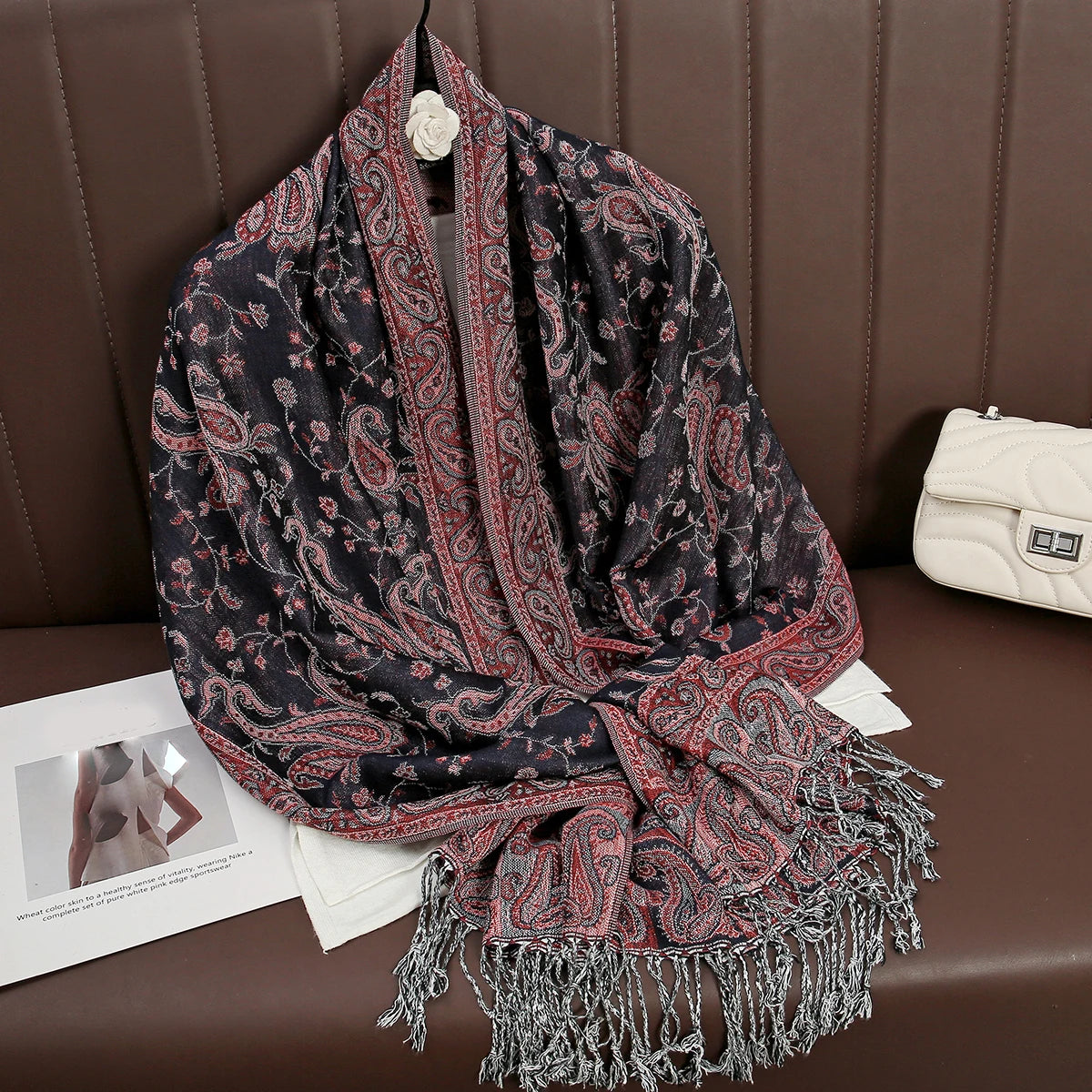 Luxury Brand Autumn Cashmere Pashmina Shawl