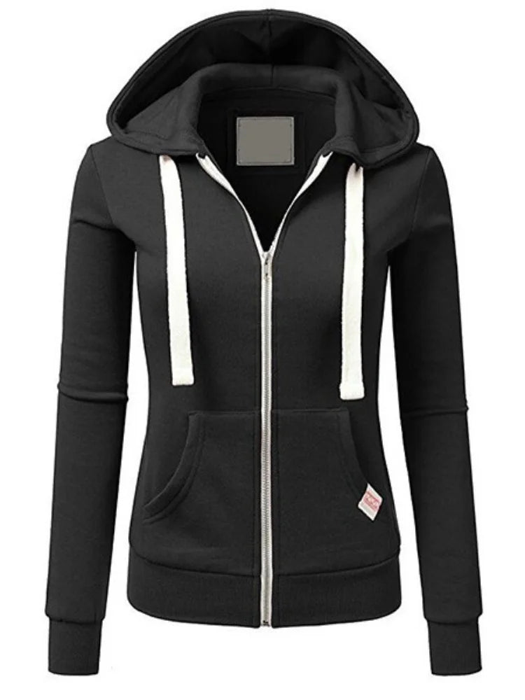 Women’s Hooded Sweatshirt Jacket