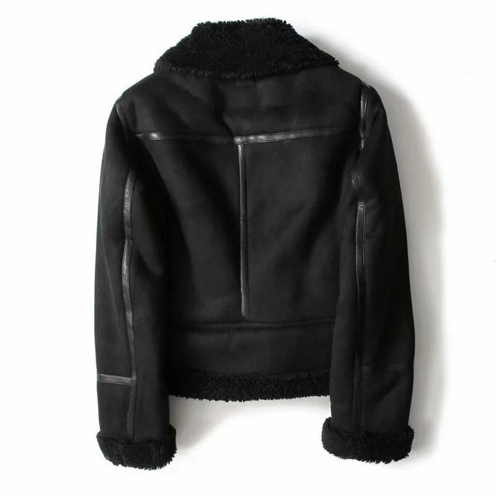 Luxury Suede Fur Warm Jacket