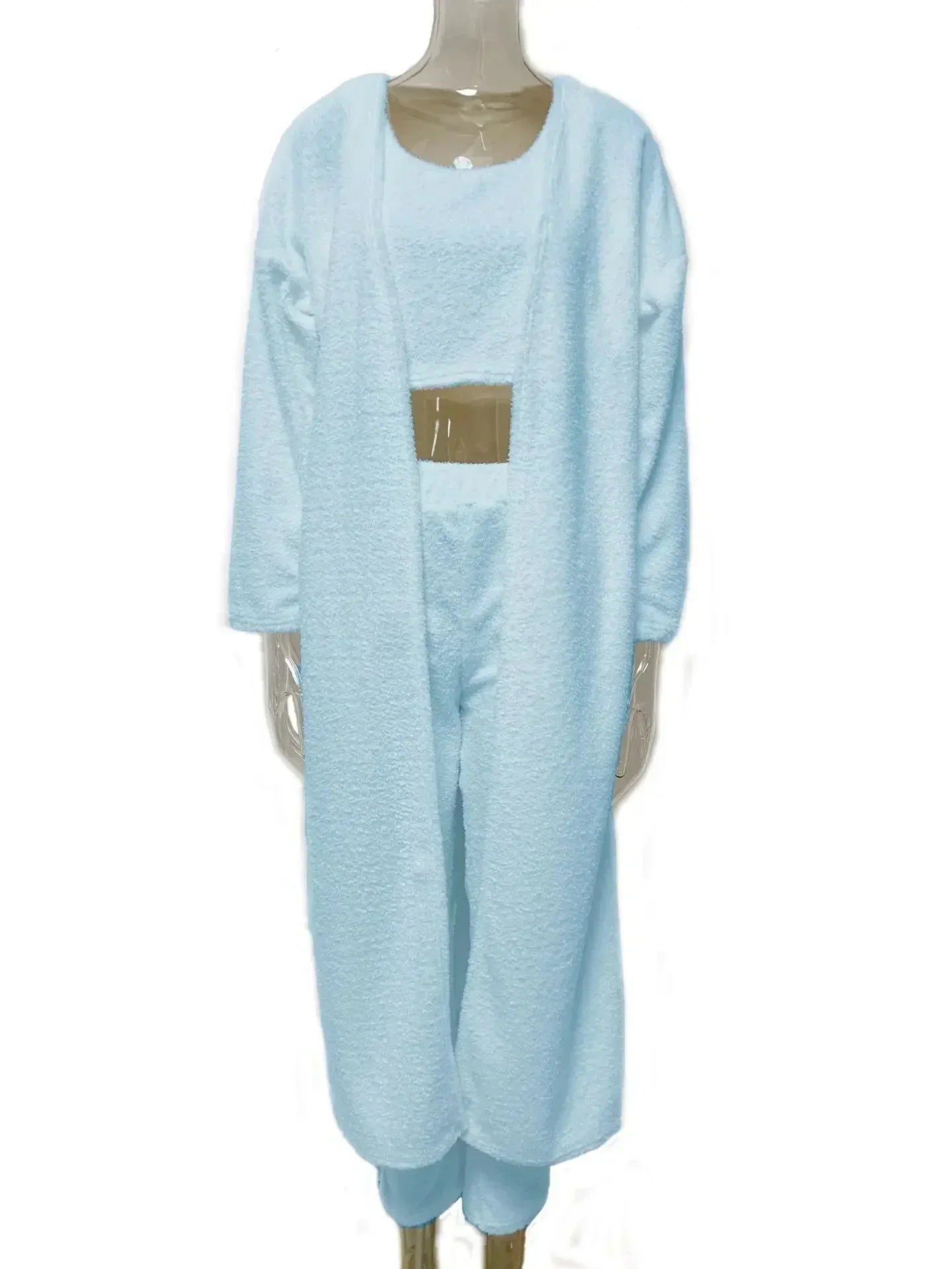 3 - Piece Fuzzy Fleece Loungewear Set l F.A Mirage