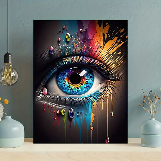 Luxury Abstract Eye Canvas Art