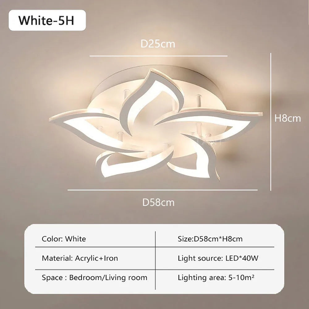 Modern LED Windmill Ceiling Light