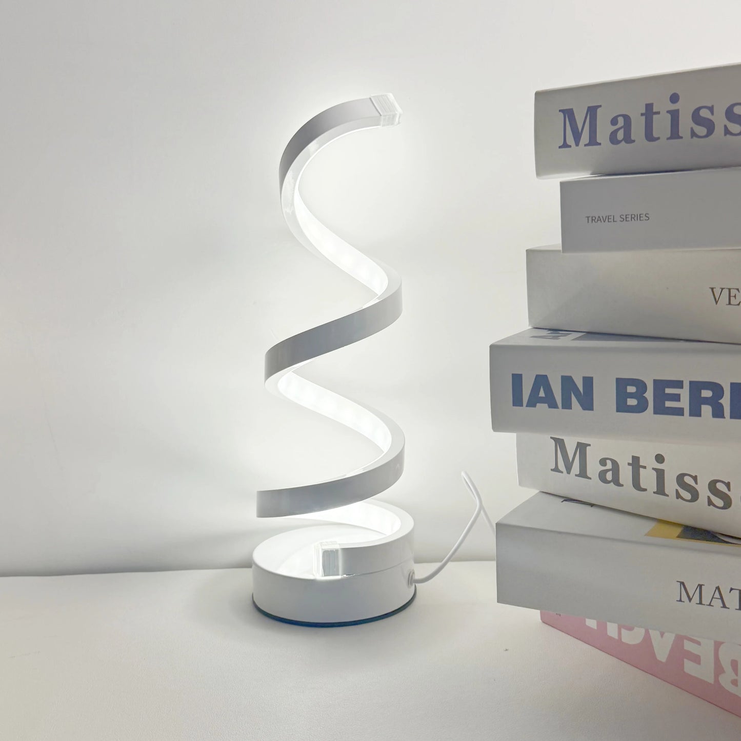Modern Spiral LED Desk Lamp