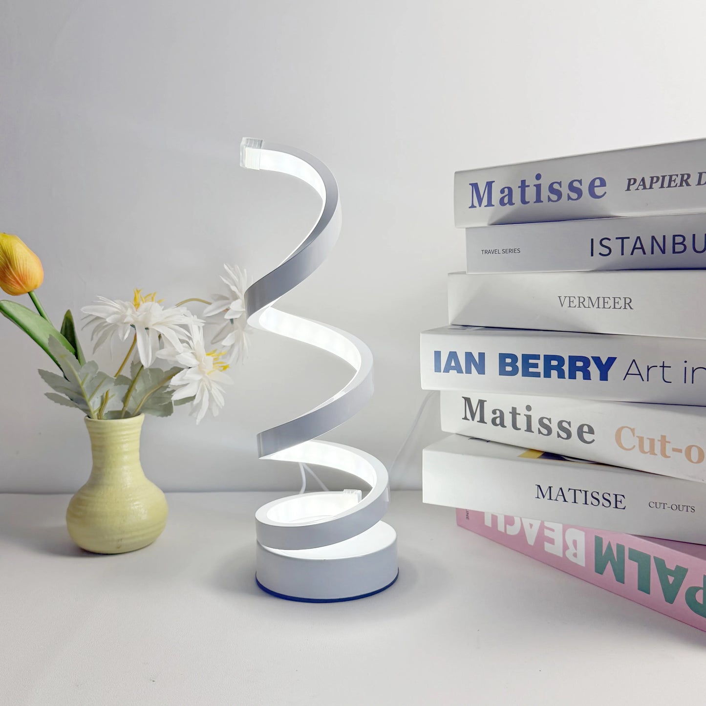 Modern Spiral LED Desk Lamp