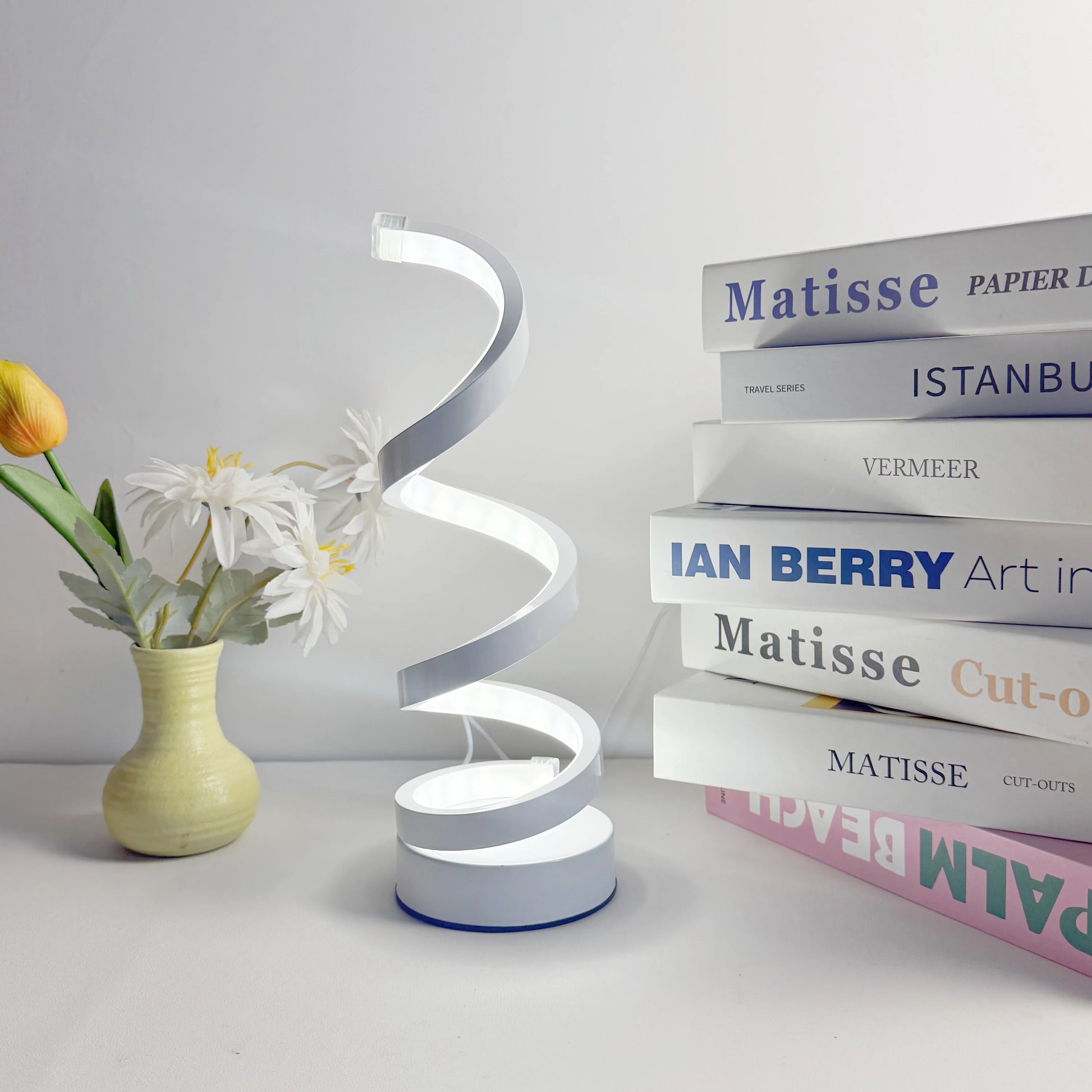 Modern Spiral LED Desk Lamp