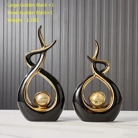 Nordic Ceramic Home Decor Figurines