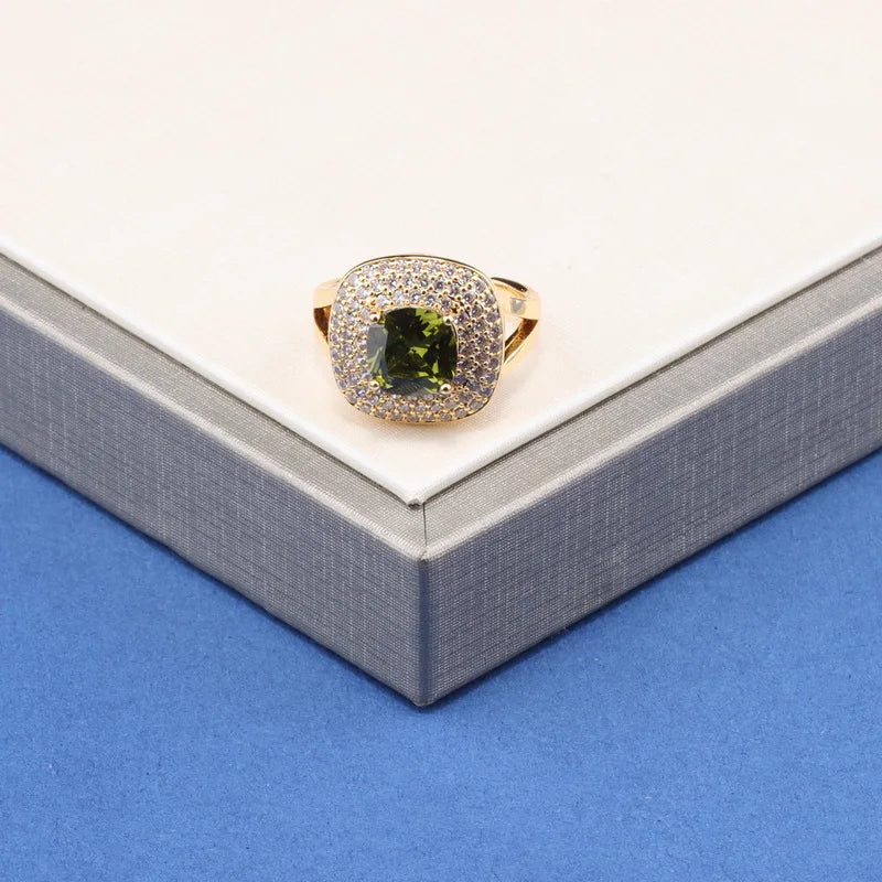 18K Gold Bridal Jewelry Set