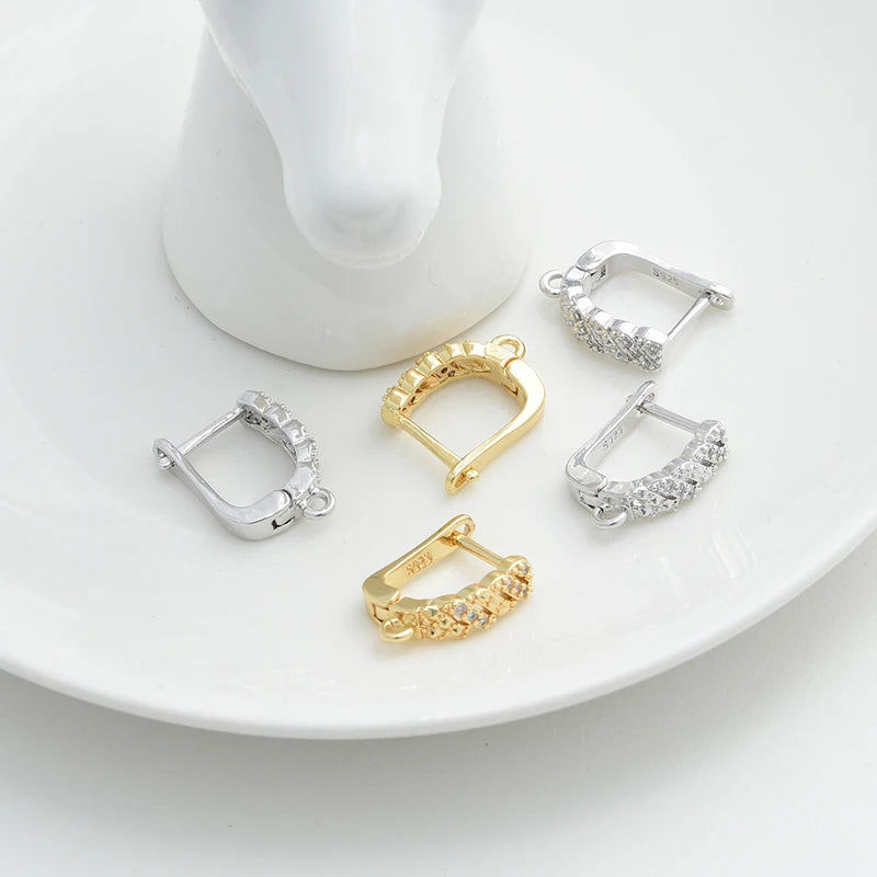 Handmade Earring Hooks – Dangle Accessories for DIY Jewelry Making & Fashion Earrings
