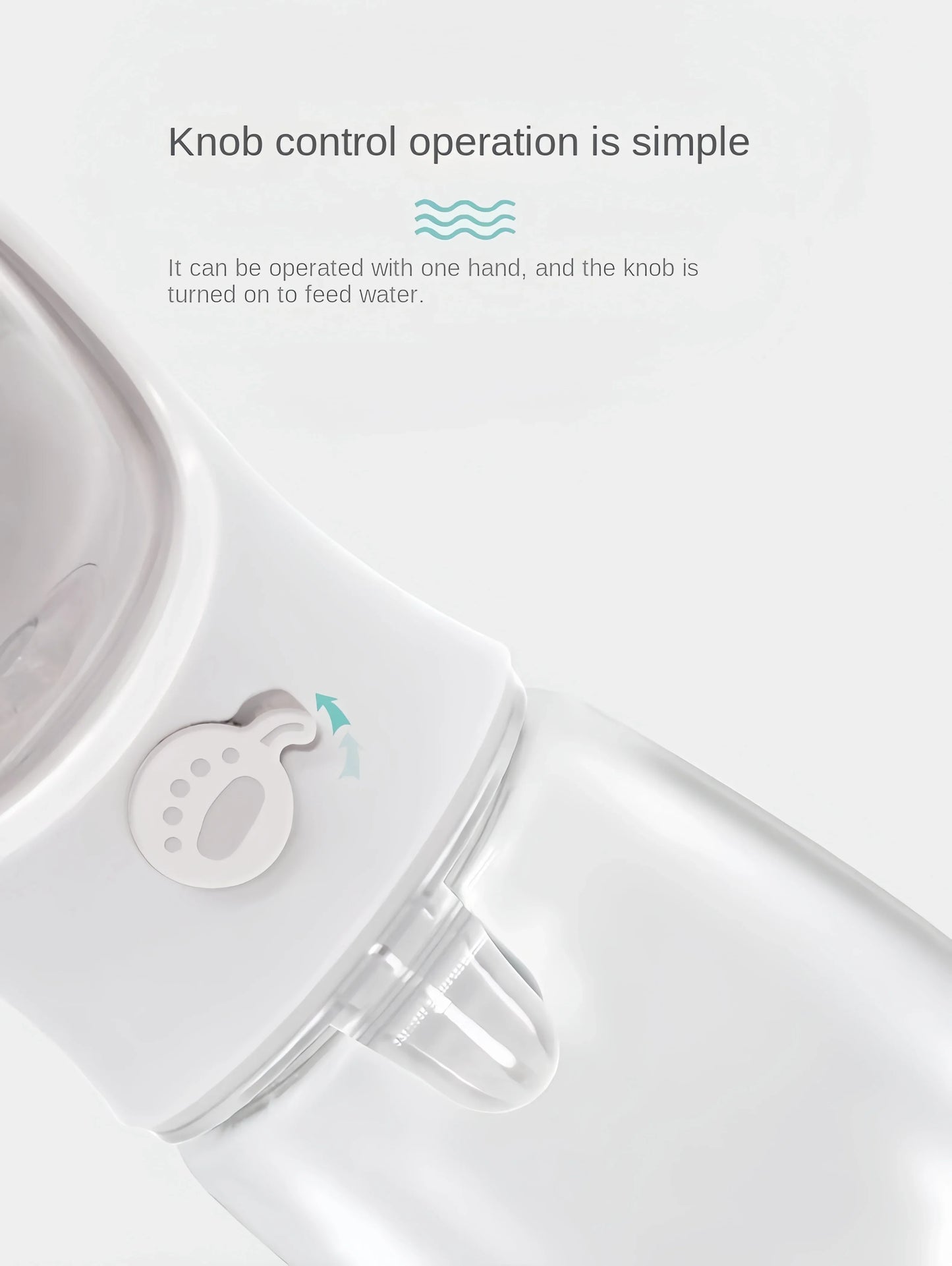 Portable Dog Water Bottle with Food Storage