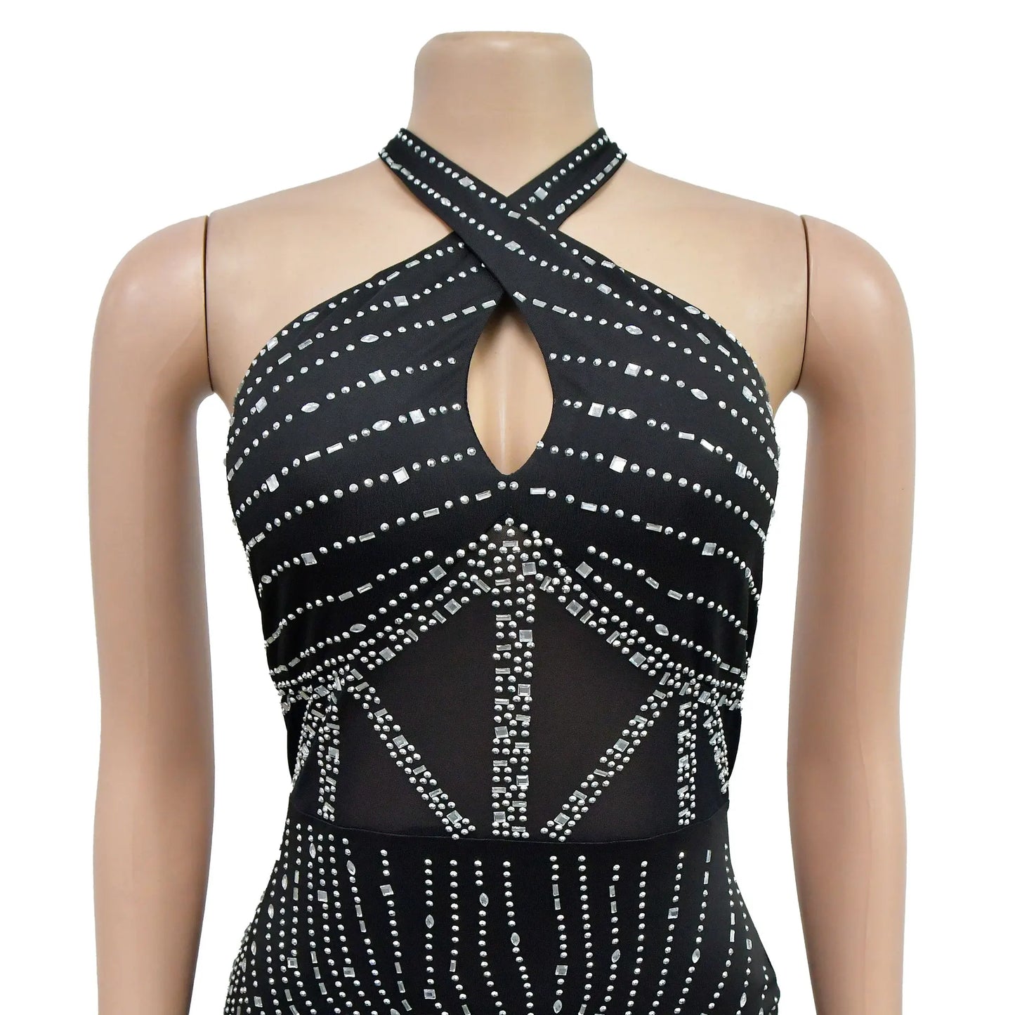 Sparkly Diamonds Elegant Dress Women For Wedding Party Cocktail Prom Dress