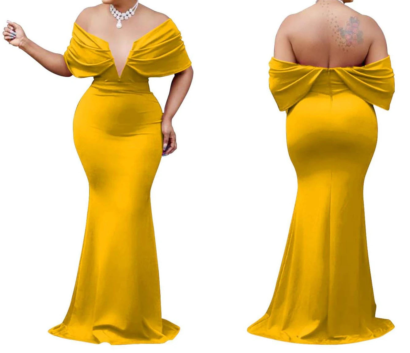 Women Sleeveless Bodycon V-neck Off The Shoulder Elegant Party Dresses