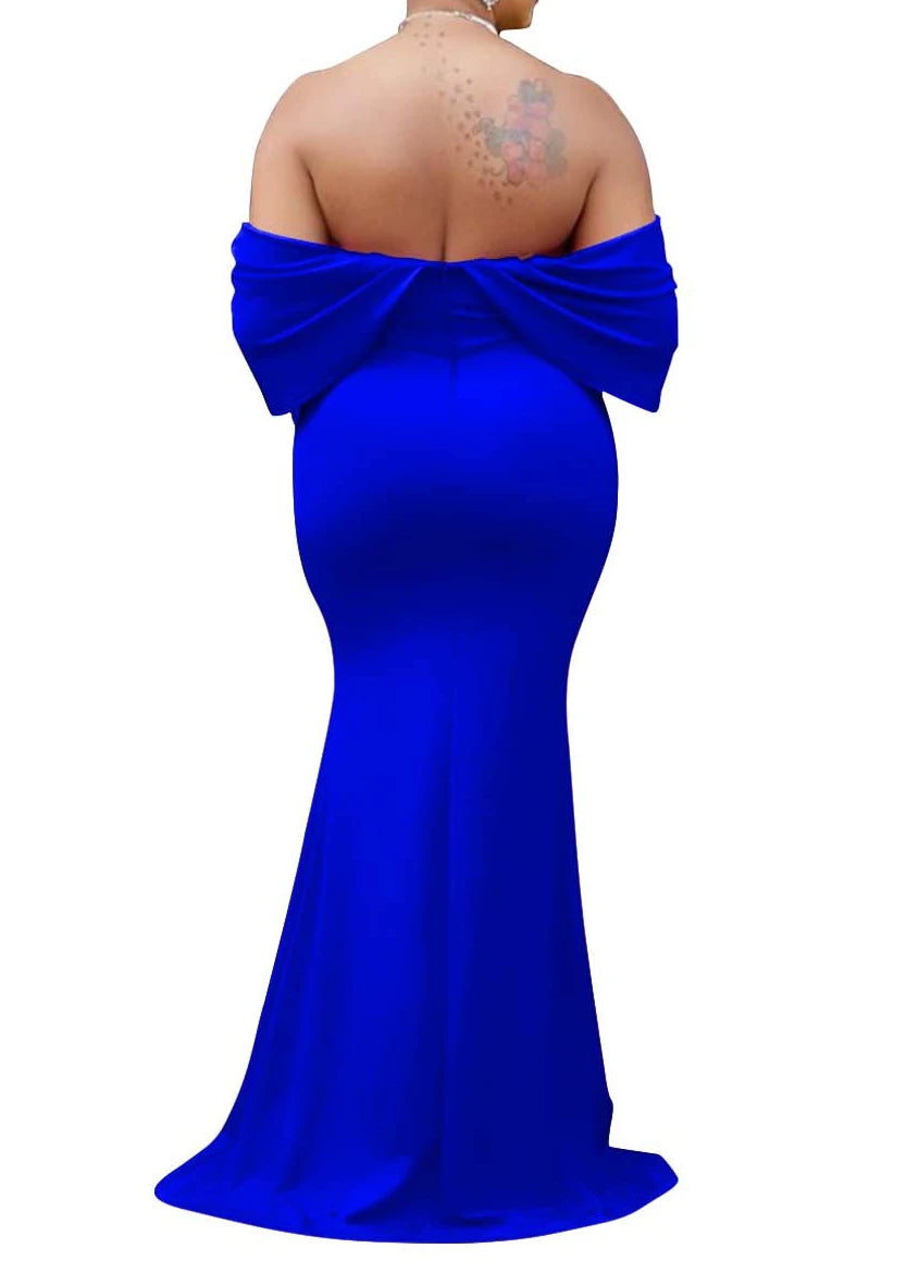 Women Sleeveless Bodycon V-neck Off The Shoulder Elegant Party Dresses