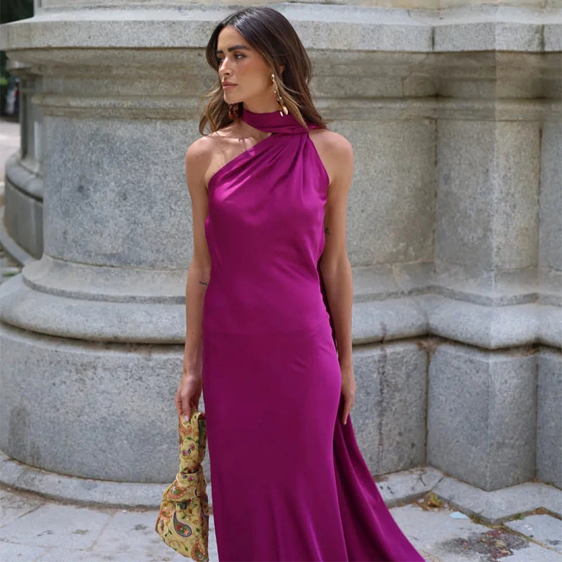 Elegant Satin Slip Dress
