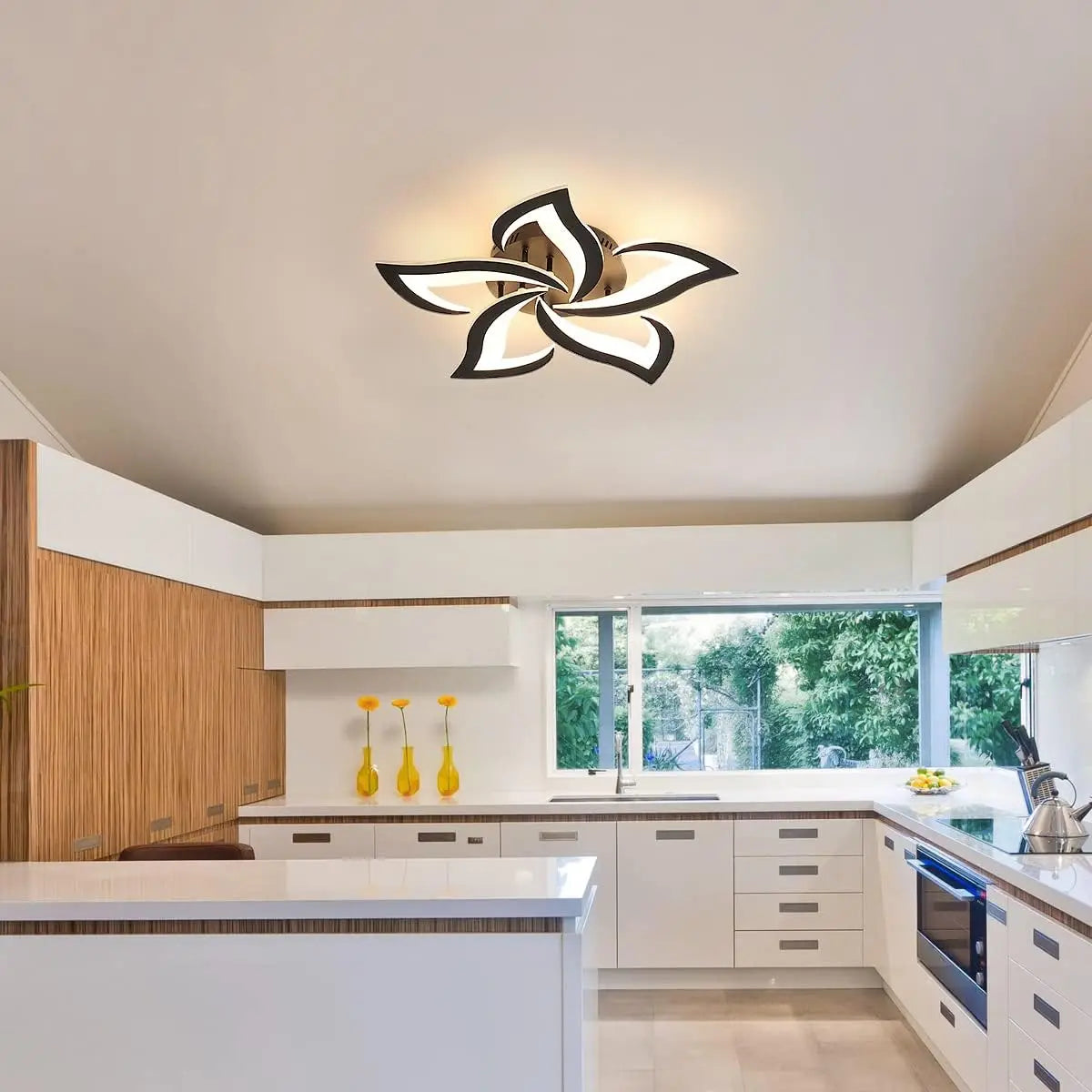 Modern LED Ceiling Light Line Design Creative Windmill For Lighting Fixtures In Living Rooms Bedrooms Study Rooms Dining Rooms