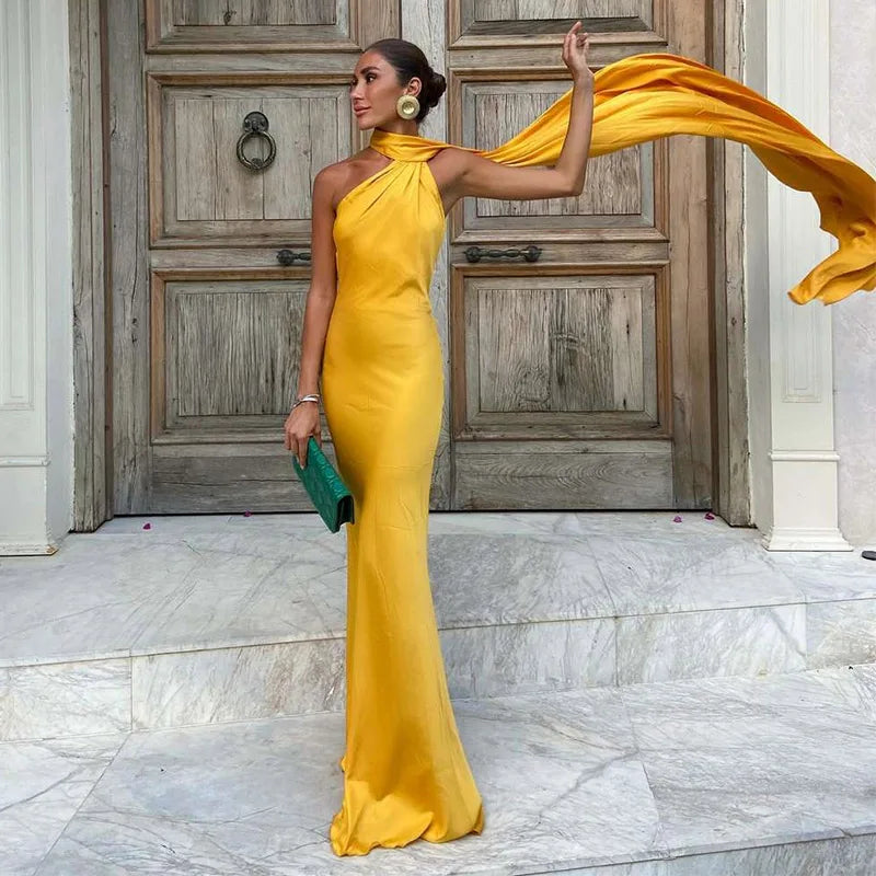 Elegant Satin Slip Dress