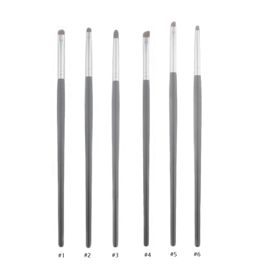 1pc Pony Hair Precision Eyeshadow Brush – Small Smudge & Smoky Eye Makeup Tool