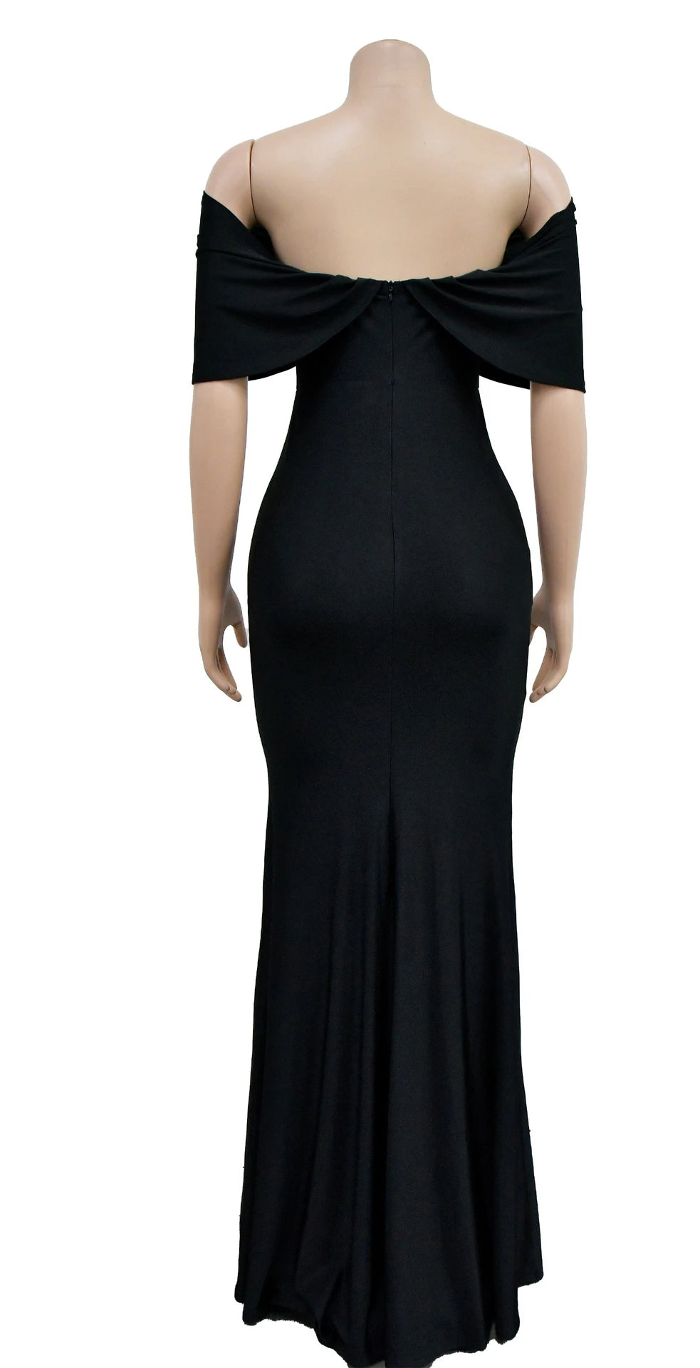 Women Sleeveless Bodycon V-neck Off The Shoulder Elegant Party Dresses