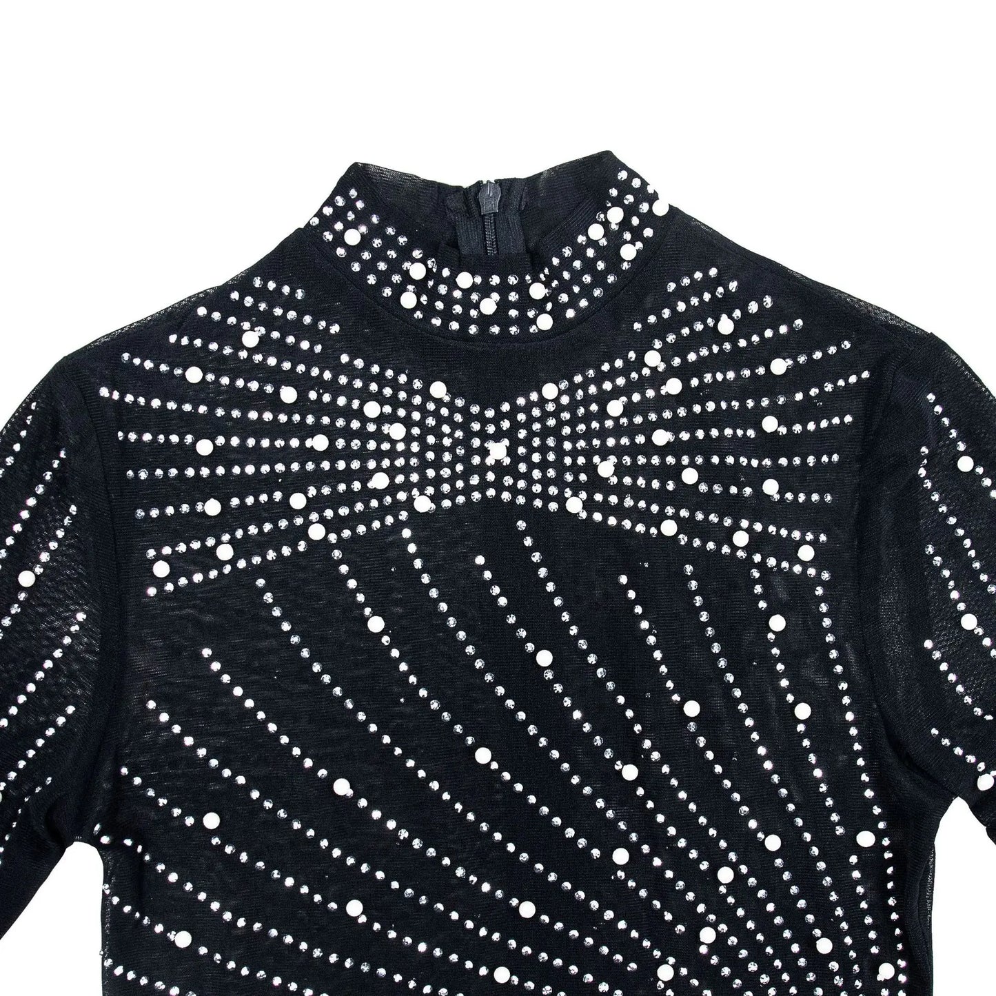 Sparkly Rhinestone Transparent Long party dress