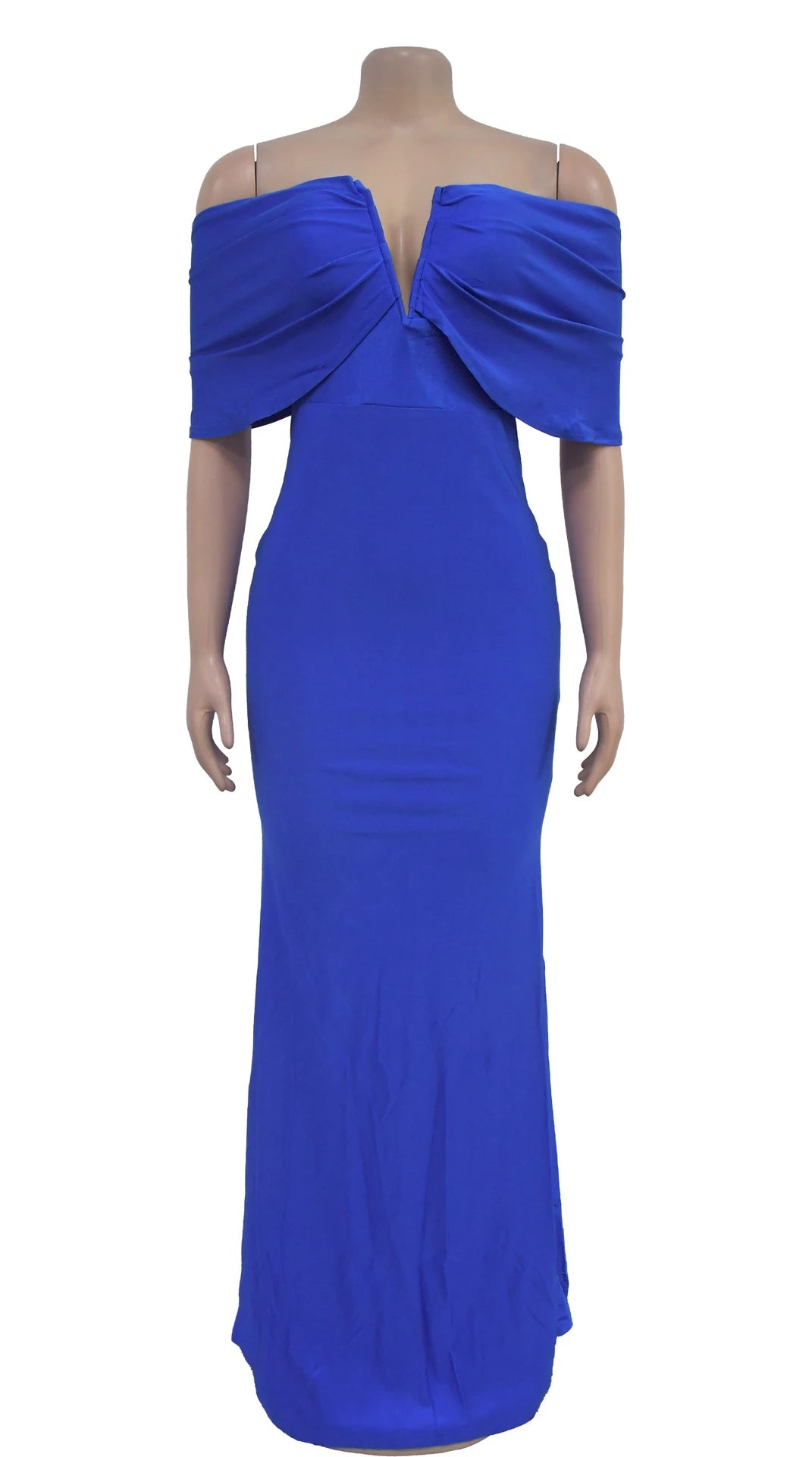 Women Sleeveless Bodycon V-neck Off The Shoulder Elegant Party Dresses