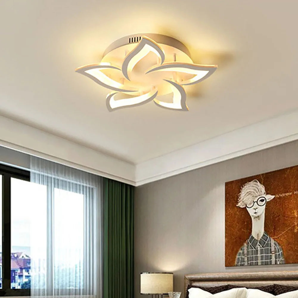 Modern LED Ceiling Light Line Design Creative Windmill For Lighting Fixtures In Living Rooms Bedrooms Study Rooms Dining Rooms