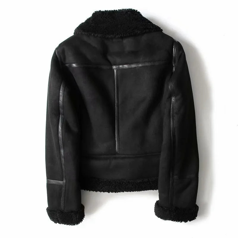 Autumn and Winter New Suede Surface Imitation Fur Integrated Warm Jacket
