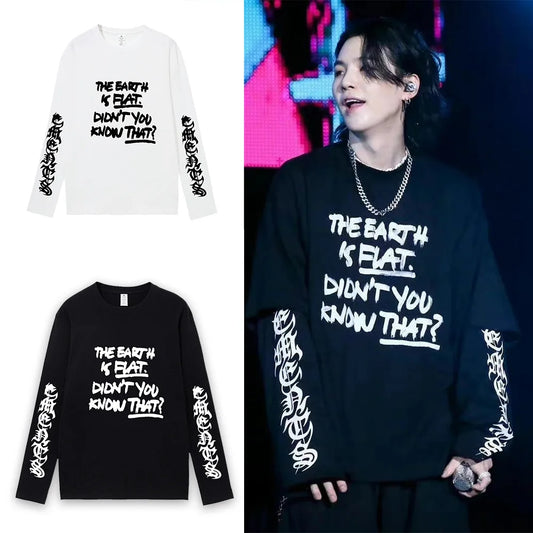 Kpop Vintage O-neck Yk2 Fairy Hombre