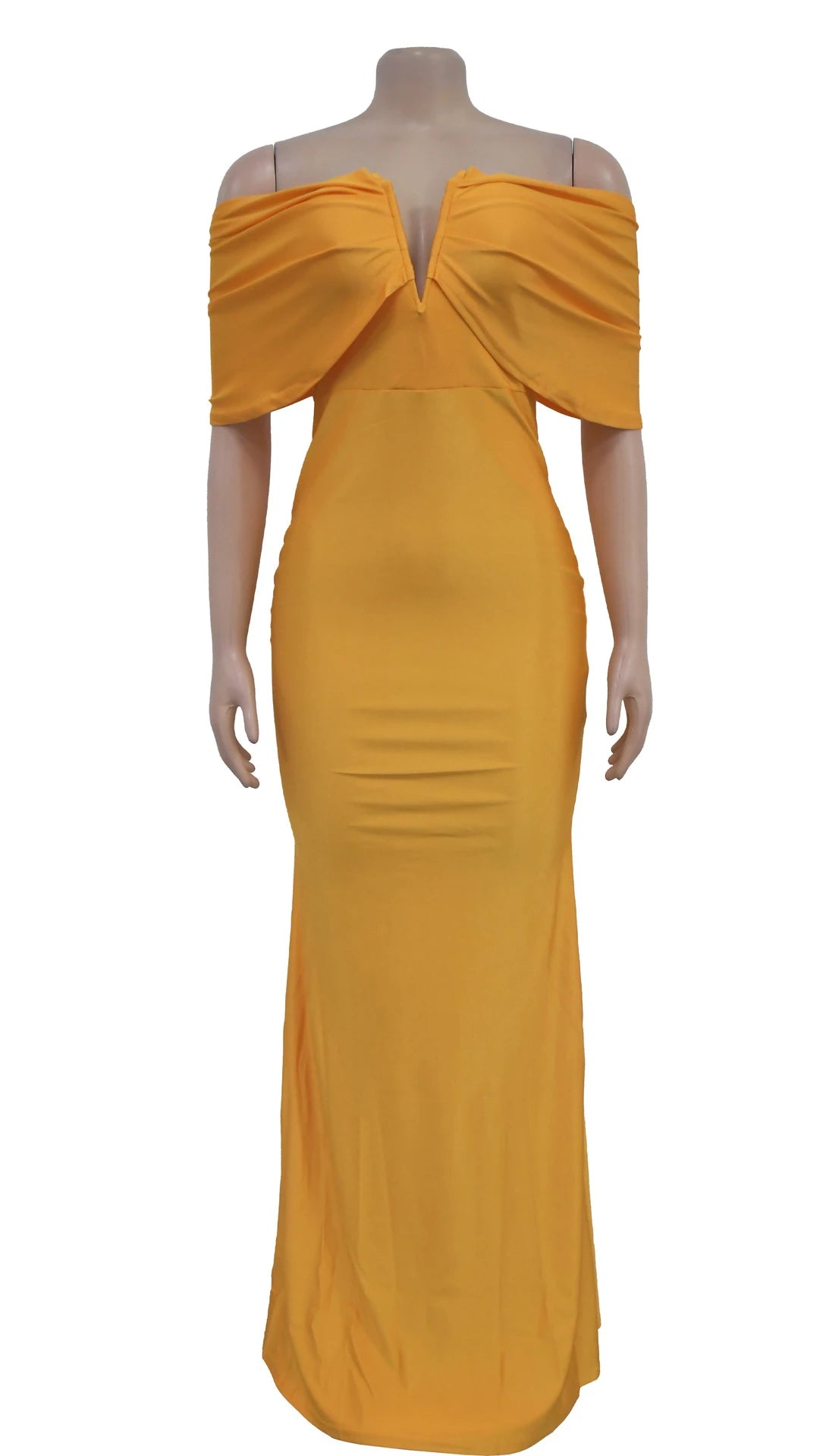 Women Sleeveless Bodycon V-neck Off The Shoulder Elegant Party Dresses