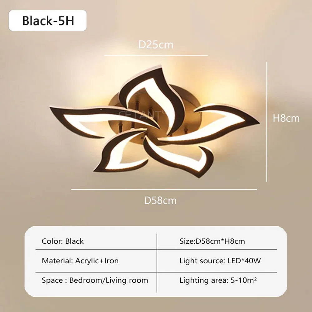 Modern LED Ceiling Light Line Design Creative Windmill For Lighting Fixtures In Living Rooms Bedrooms Study Rooms Dining Rooms