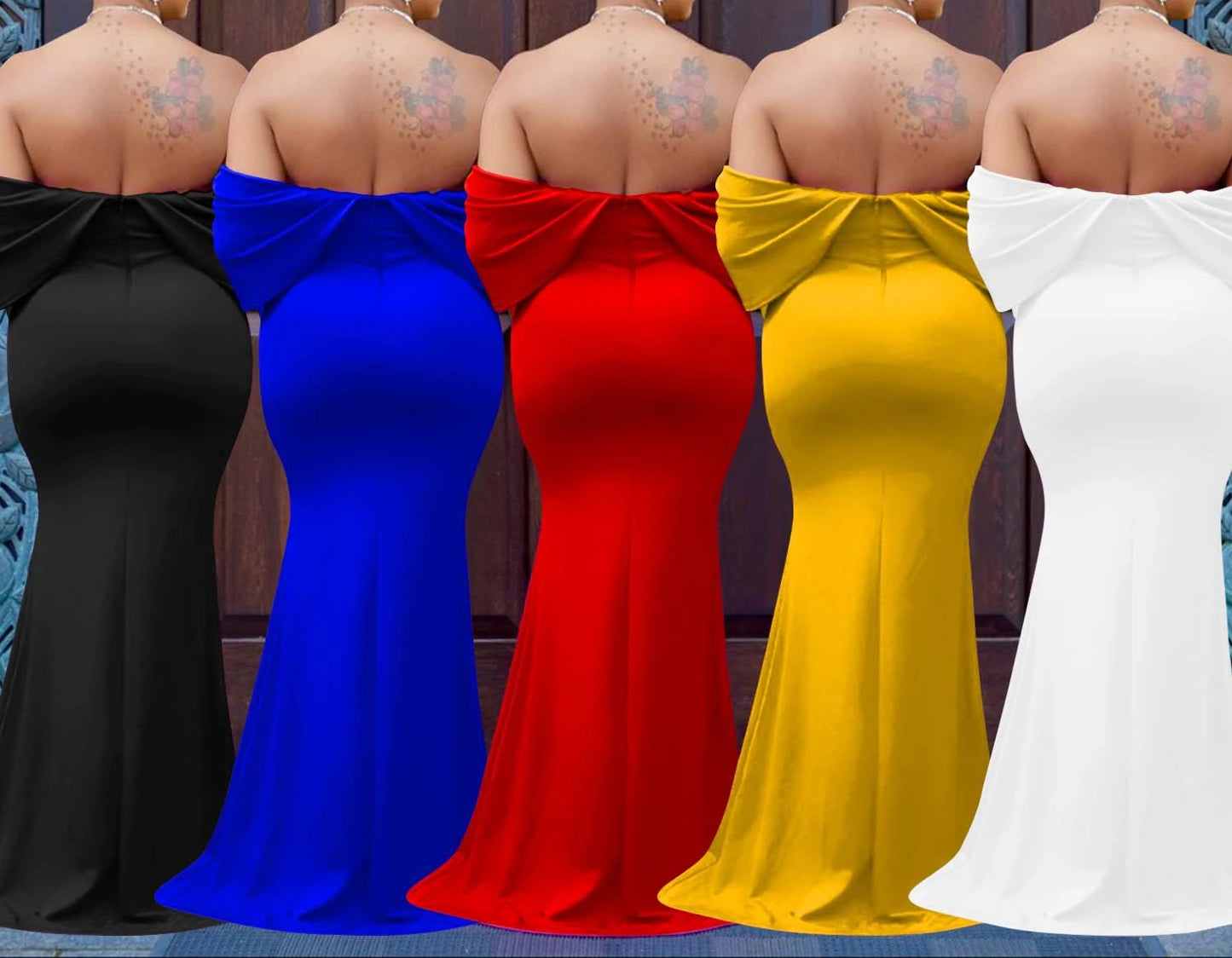 Women Sleeveless Bodycon V-neck Off The Shoulder Elegant Party Dresses