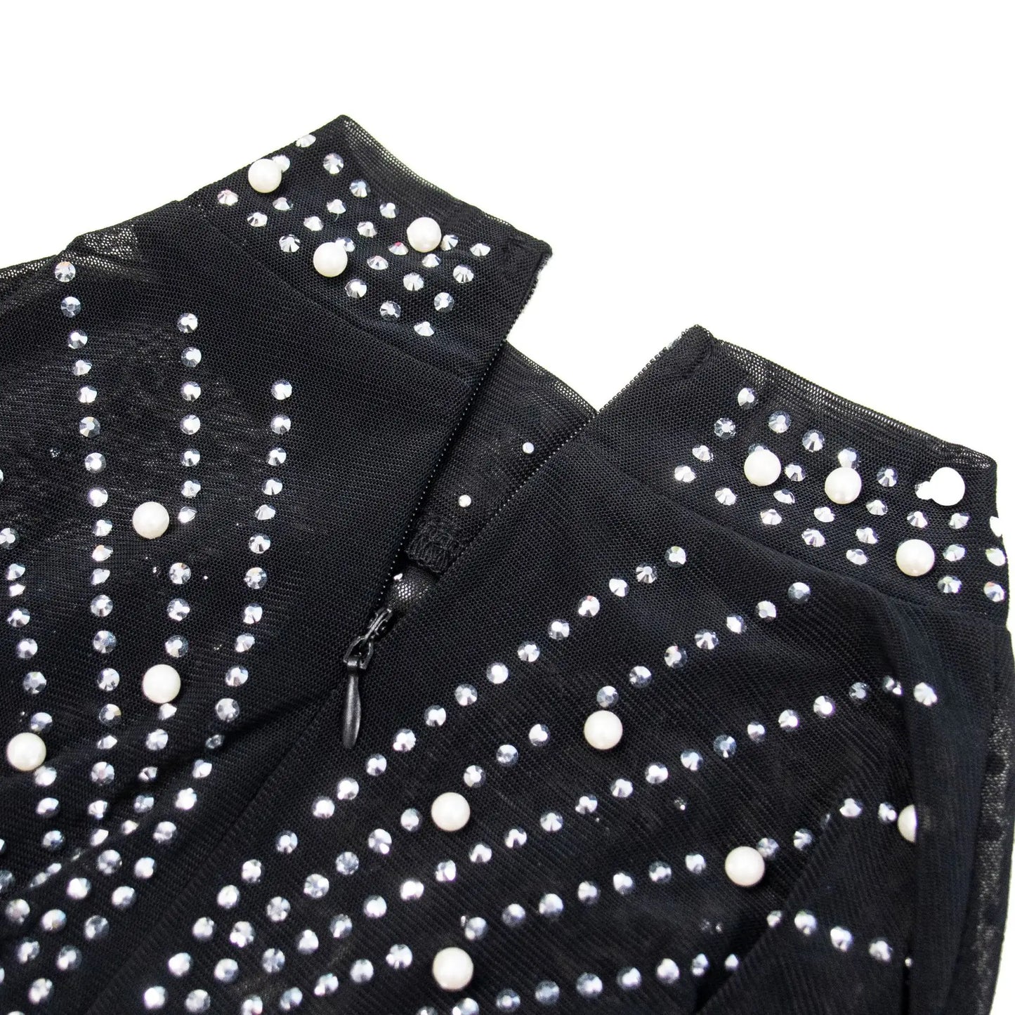 Sparkly Rhinestone Transparent Long party dress