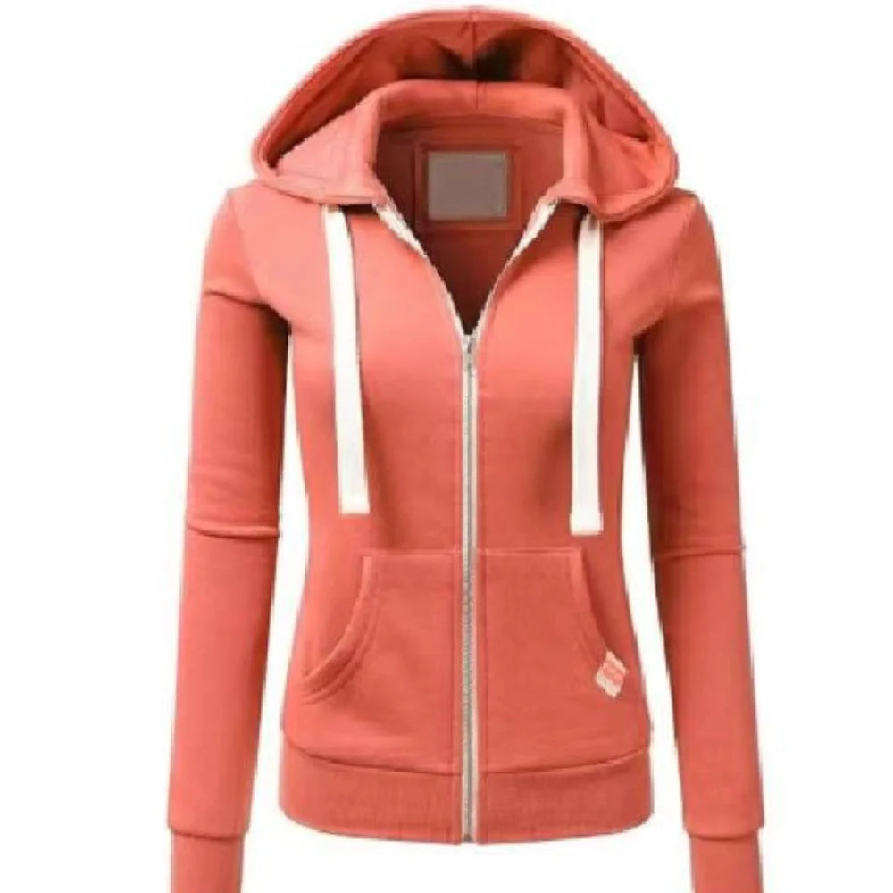 Women’s Hooded Sweatshirt Jacket