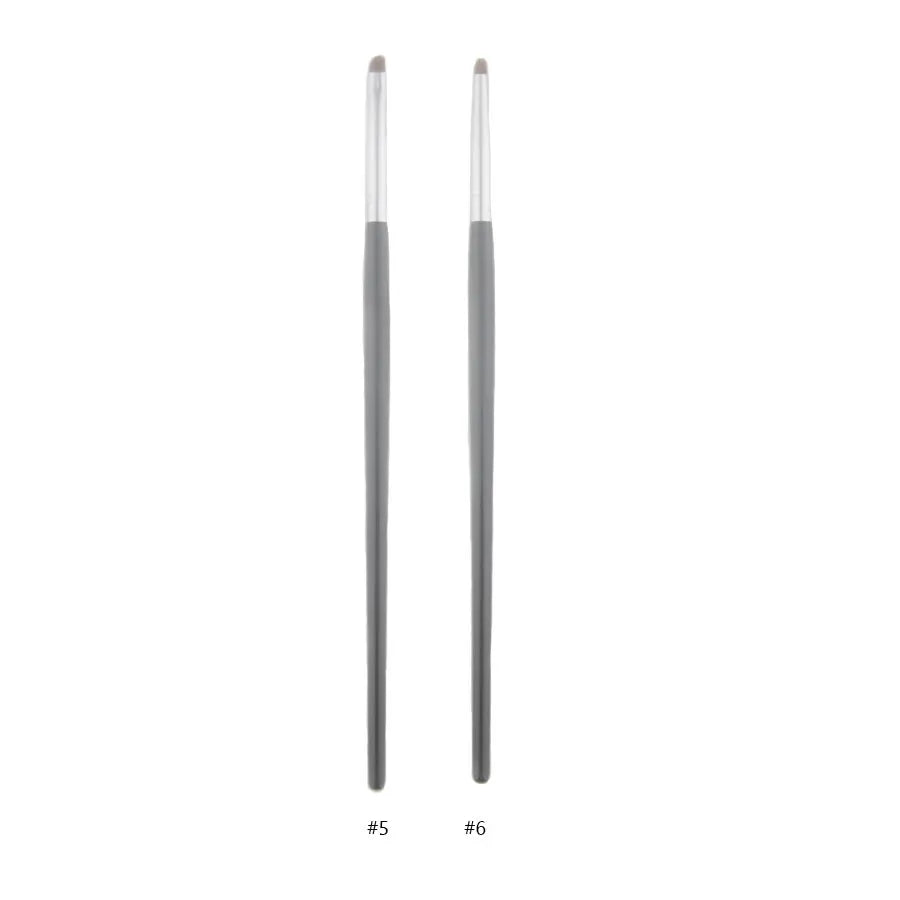 1pc Pony Hair Precision Eyeshadow Brush – Small Smudge & Smoky Eye Makeup Tool
