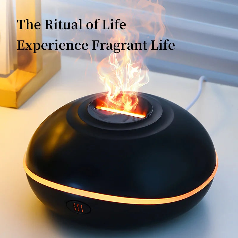 Aroma Diffuser with Color Flame