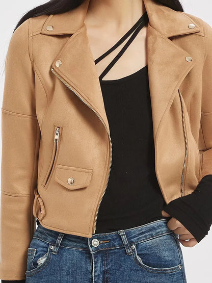Versatile Soft Faux Suede Jacket