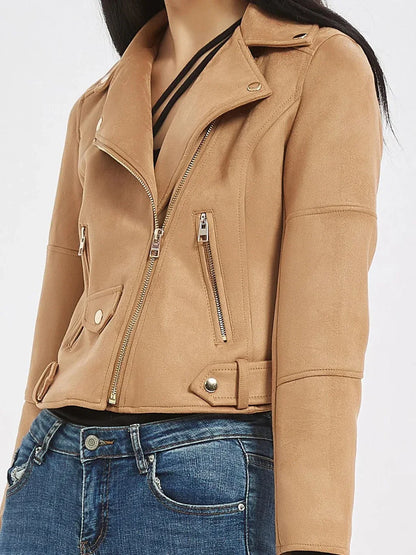 Versatile Soft Faux Suede Jacket