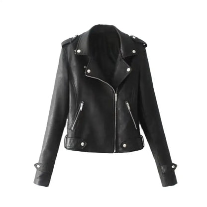 Premium Chic Faux Leather Jacket