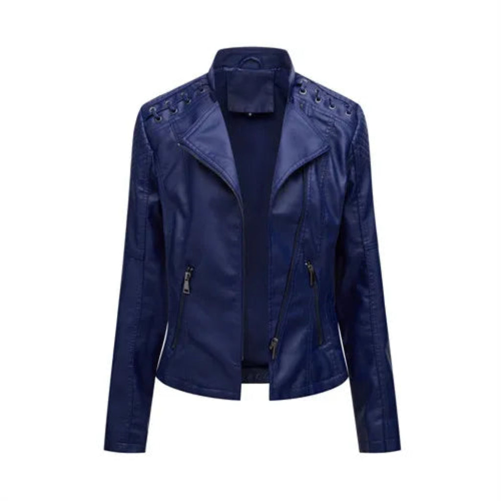 Luxury PU Leather Jacket Women