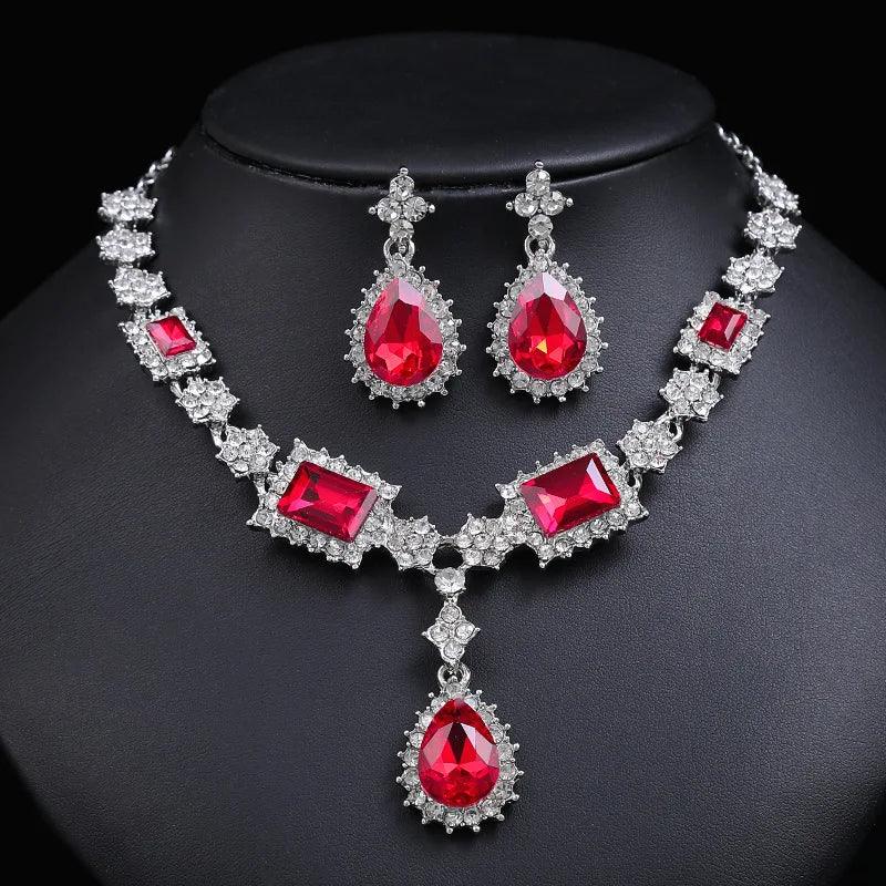 Bridal Crystal Jewelry Set