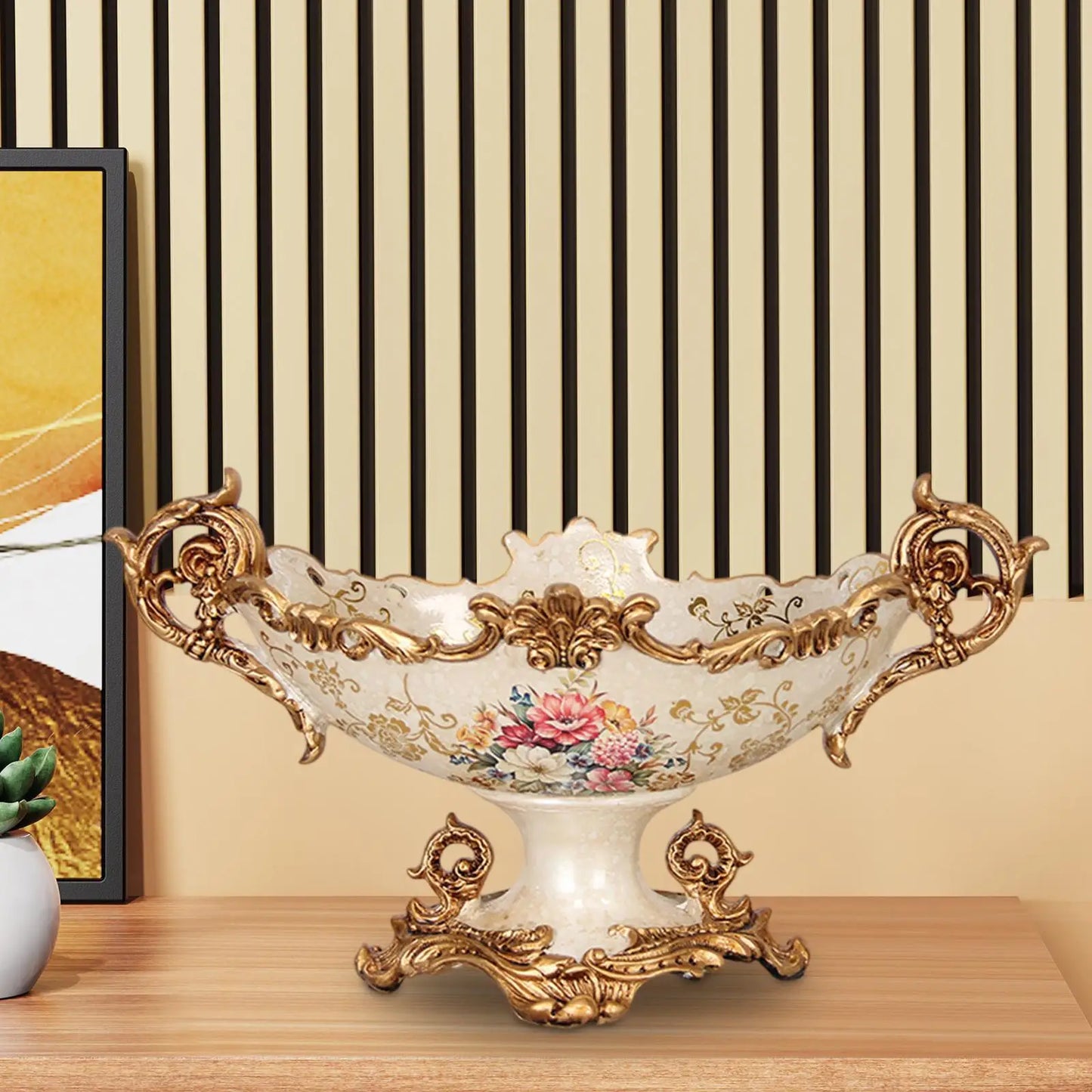 Elegant Container Fruit Holder Tray for Candy Fruit Nuts Jewelry