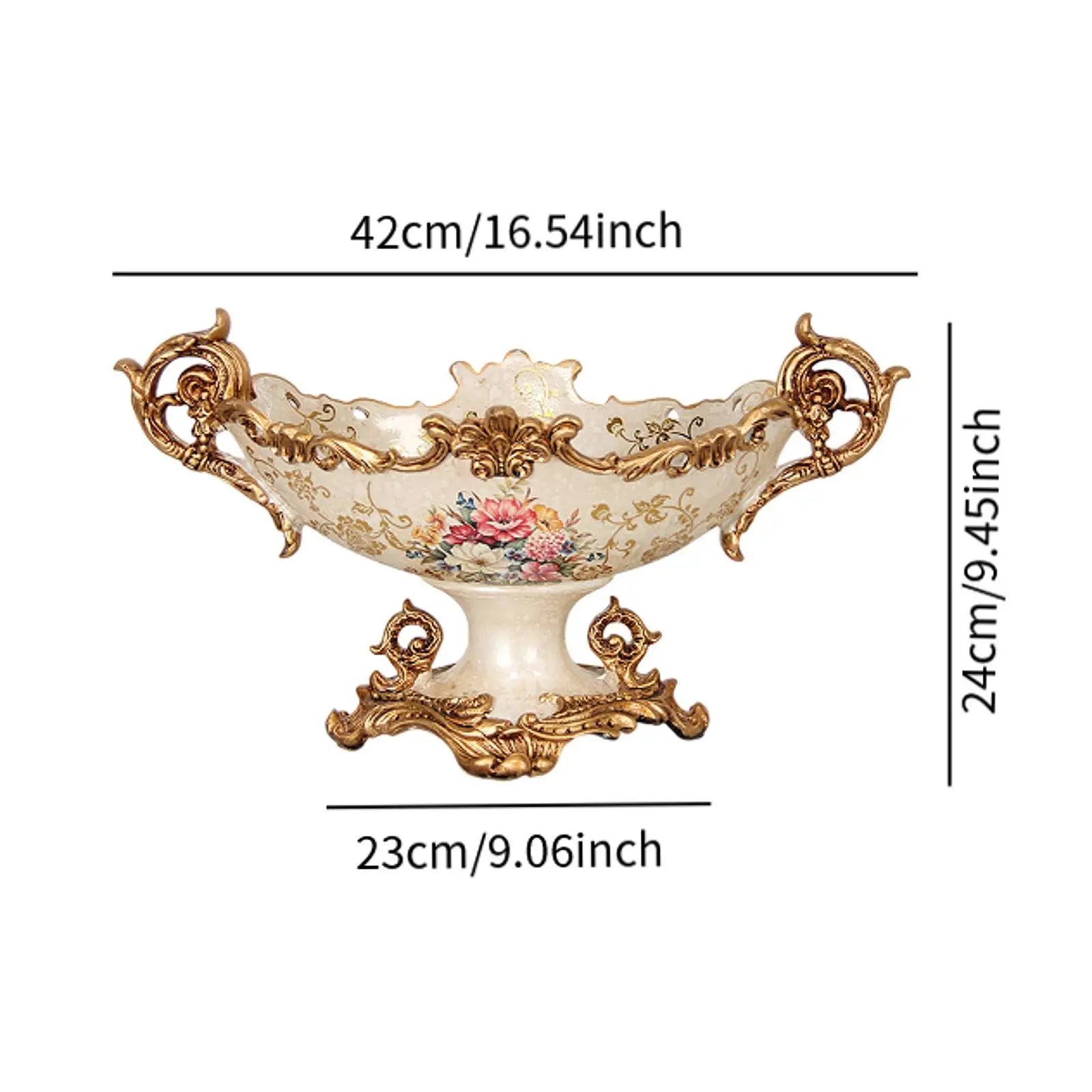 Elegant Container Fruit Holder Tray for Candy Fruit Nuts Jewelry