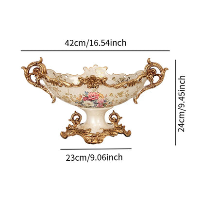 Elegant Container Fruit Holder Tray for Candy Fruit Nuts Jewelry