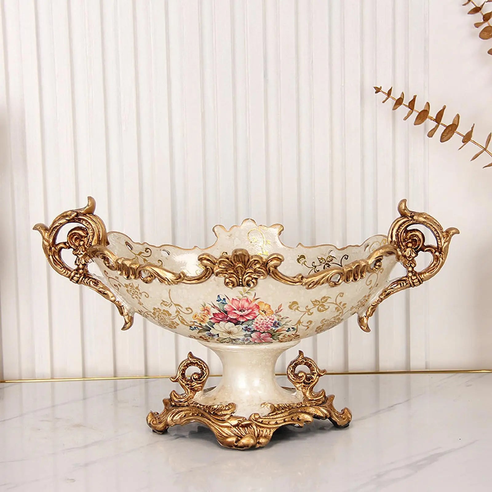 Elegant Container Fruit Holder Tray for Candy Fruit Nuts Jewelry