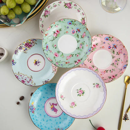 Floral Bone Tea Cup Set