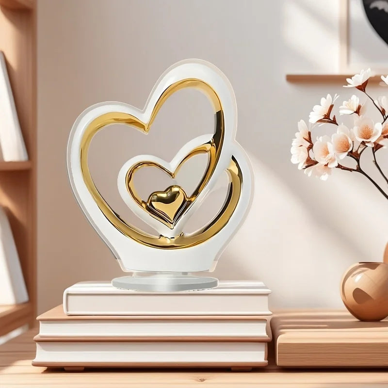Heart-Shaped Modern Minimalist Home Decor