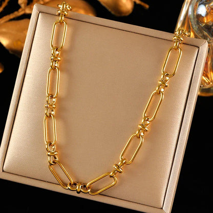 Hypoallergenic Gold Chain Jewelry Set