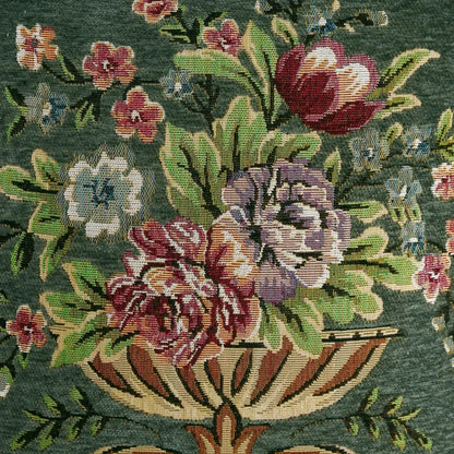 Jacquard Floral Embroidered Cushion Cover