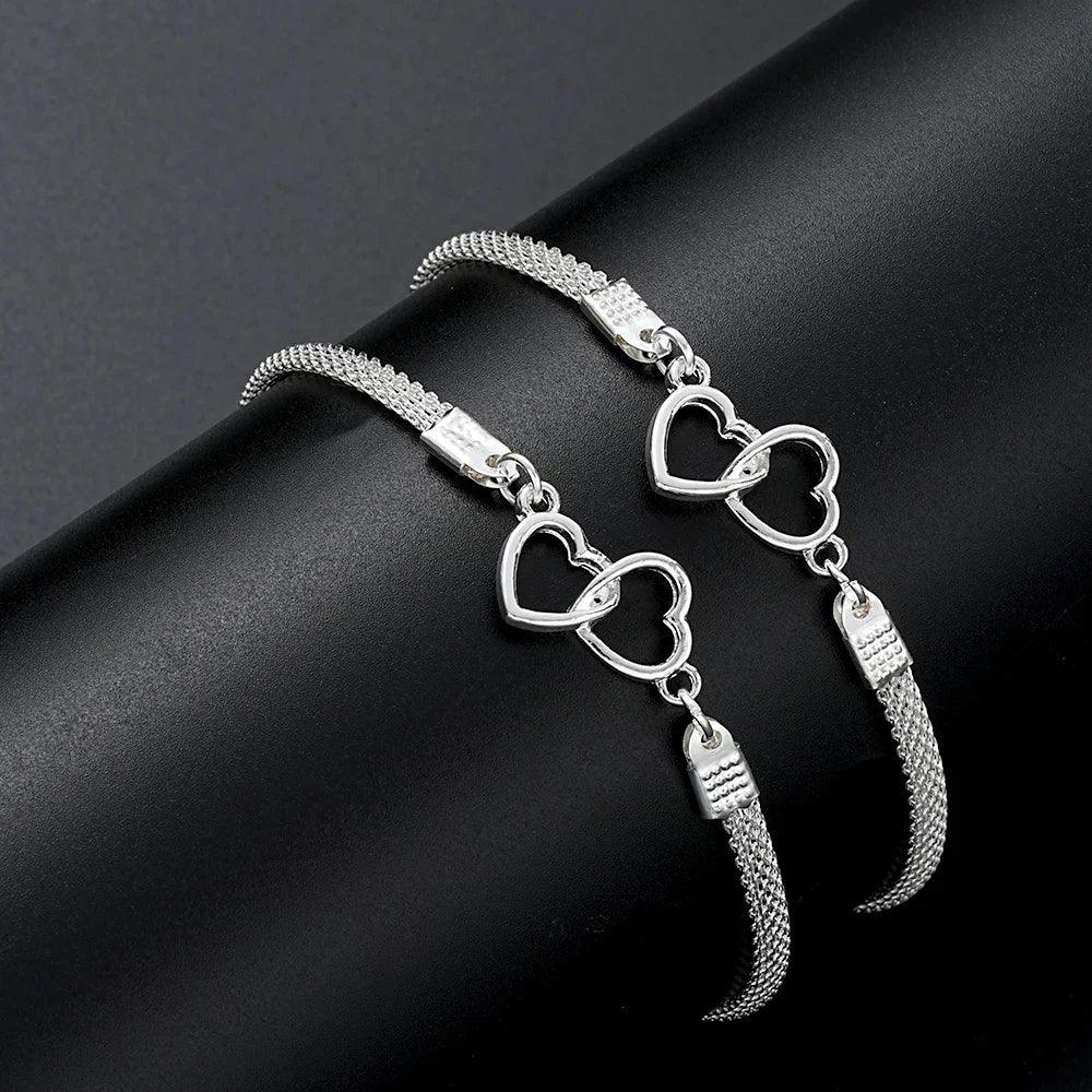 Love Heart Couple Bracelets