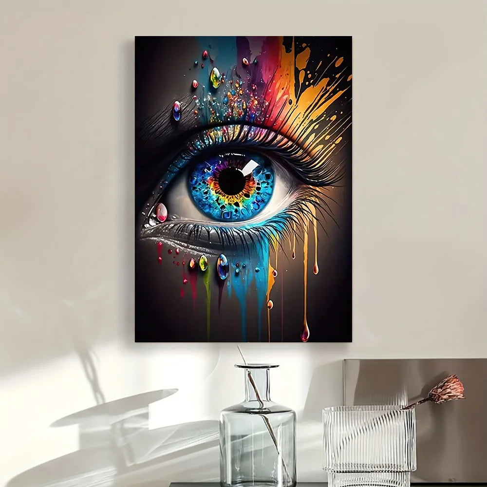 Luxury Abstract Eye Canvas Art